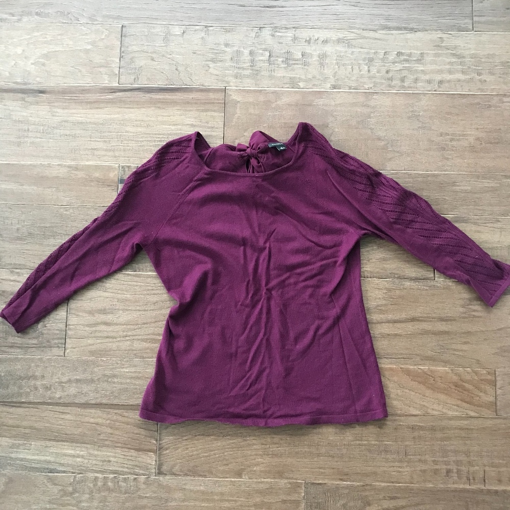 Ann Taylor Sweater with Bow Detail
